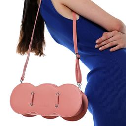 HAUTE SAUCE by Campus Sutra Women Leather Bowling Shoulder Bag-image-77