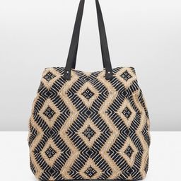 Anouk Geometric Textured Structured Hobo Bag image 4