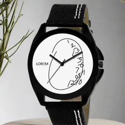 LOREM Men Dial & Straps Analogue Watch LR55-A image 1