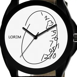 LOREM Men Dial & Straps Analogue Watch LR55-A image 5