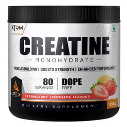 AS-IT-IS Nutrition ATOM Creatine Monohydrate, Strawberry Lemonade 0.55 lb-8