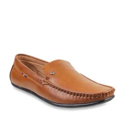 Walkway Men's Tan Casual Loafers-image-42