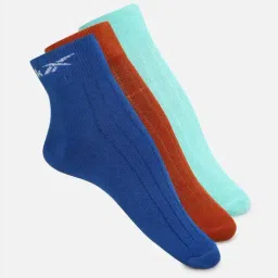 Reebok Multicolored Regular Fit Logo Printed Socks - Pack of 3-picture-4