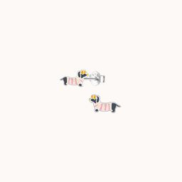 HighSpark 925 Silver Chihuahua Dog Enamel Studs-image-21