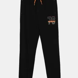Jockey Kids Black Printed Joggers-picture-12