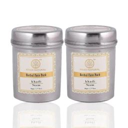 Khadi Natural Neem Face Mask Set of 2 - 100 gm-image-4