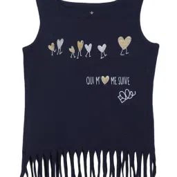 Elle Kids Blue Cotton Top-image-93