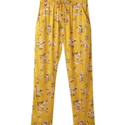 Cub McPaws Kids Yellow Floral Print  Palazzo-image-83