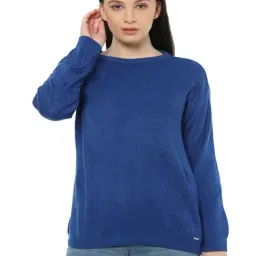 Van Heusen Blue Regular Fit Sweater-picture-20