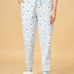 Dreamz by Pantaloons Powder Blue Cotton Printed Pyjamas-image-39