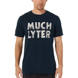 Asics Deep Navy Printed T-Shirt-picture-3