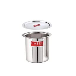 HAZEL Silver Stainless Steel Milk Pot with Lid (0.9 L)-image-60