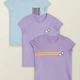 XY Life Kids Multicolor Cotton Printed T-Shirt (Pack of 3)-image-19