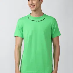 Forever 21 Green Regular Fit T-Shirt-picture-37