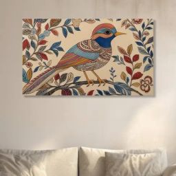 Nestroots Elegant Art Series Multi Frame Floral Canvas Wall Painting-30