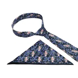 Tossido Multi Printed Necktie and Pocket Square Set For Men image 2
