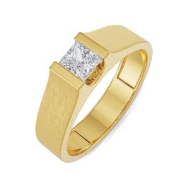 EMORI Yellow Gold Jacob Solitaire Ring-image-60