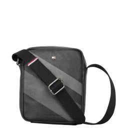 Tommy Hilfiger Black Striped Small Cross Body Bag-image-89