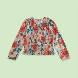 Pantaloons Junior Multicolor Cotton Floral Print Full Sleeves Top-image-96