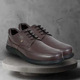 Allen Cooper Men's Brown Derby Shoes-image-87