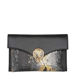 Sugarush Kimble Black Textured Wallet for Women-31