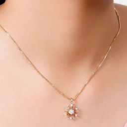 Mia By Tanishq Nature's Finest 14k Yellow Gold Blooming Beauty Diamond Pendant-image-61
