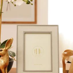 Pure Home and Living Beige Faux Leather Photo Frame (Medium)-image-10
