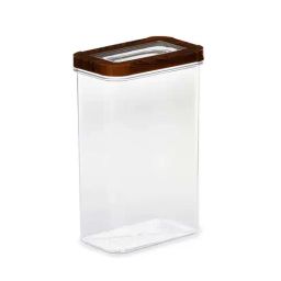 @home Nilkamal Brown Polypropylene Multipurpose Rectangular Canister Storage Container-image-4
