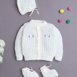 BUMZEE Infant Girls Self Design Baby Apparel Gift Set-picture-11