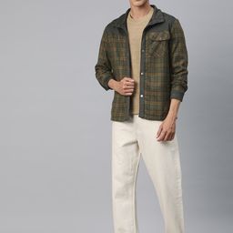 Pierre Carlo Men Checked Open Front Jacket image 2