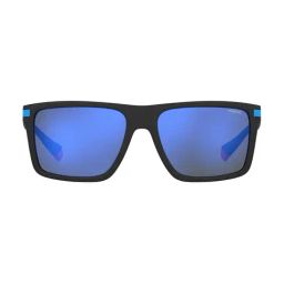 Polaroid Blue UV Protection Rectangular Sunglasses for Men-image-30