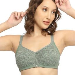 Soie Green Non-Wired Full Coverage Everyday Bra-picture-4