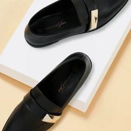 Forever Glam by Pantaloons Women's Black Casual Loafers-picture-4