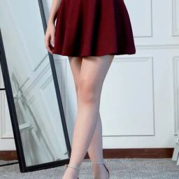 NEUDIS Wine Mini Skirt-image-5