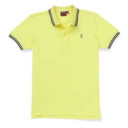 Gini & Jony Kids Yellow Solid Polo T-Shirt-picture-39