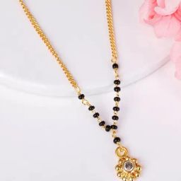 GIVA Love All Around 92.5 Sterling Silver Floral Affair Mangalsutra-picture-35