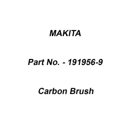 Makita Carbon Brush CB-75 Suitable For GD0603, Part No 191956-9-43