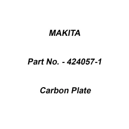 Makita Carbon Plate Suitable For MT940, Part No 424057-1-42