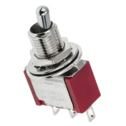 RS PRO Toggle Switch Panel Mount On-(On) SPDT Solder Terminal, 7347097P-0