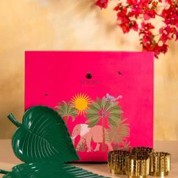 S. G. Home Green Metal Gift Box-14