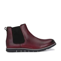 Legwork Men's Maroon Chelsea Boots-image-32