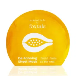 Essentials By Foxtale Vitamin C + Papaya De-tanning Sheet Mask-picture-49