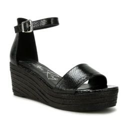 London Rag Women's Black Ankle Strap Sandals-image-43