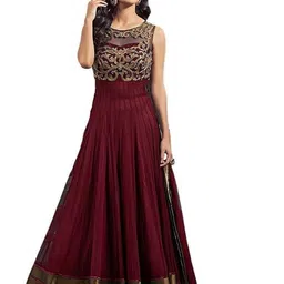 Moda Rapido Embroidered Silk Georgette Semi-Stitched Dress Material-picture-41