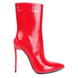 London Rag Women's Red Stiletto Booties-image-44