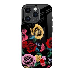 QRIOH Floral Printed iPhone 14 Pro Back Case Mobile Accessories-picture-12