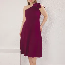 Trendyol Fit & Flare Midi Dress-image-90