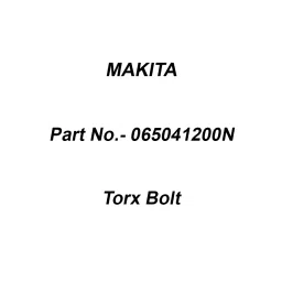 Makita Torx Bolt Size M4x12 For HTR4901, Part No 065041200N-30
