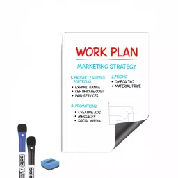 Solo A4 Portrait Magnet Whiteboard Surface, MWSA4-image-14