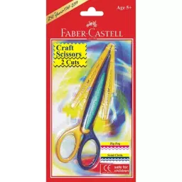 Faber-Castell Craft Scissors Cuts (Semi-Circle & Zig-Zag) (Set of 2)-9